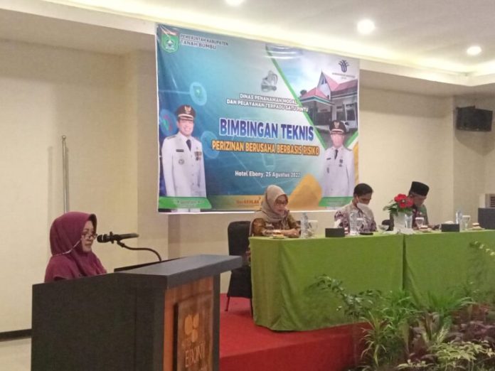 DPMPTSP Tanbu Gelar Bimtek Perizinan Berusaha Berbasis Resiko OSS RBA ...